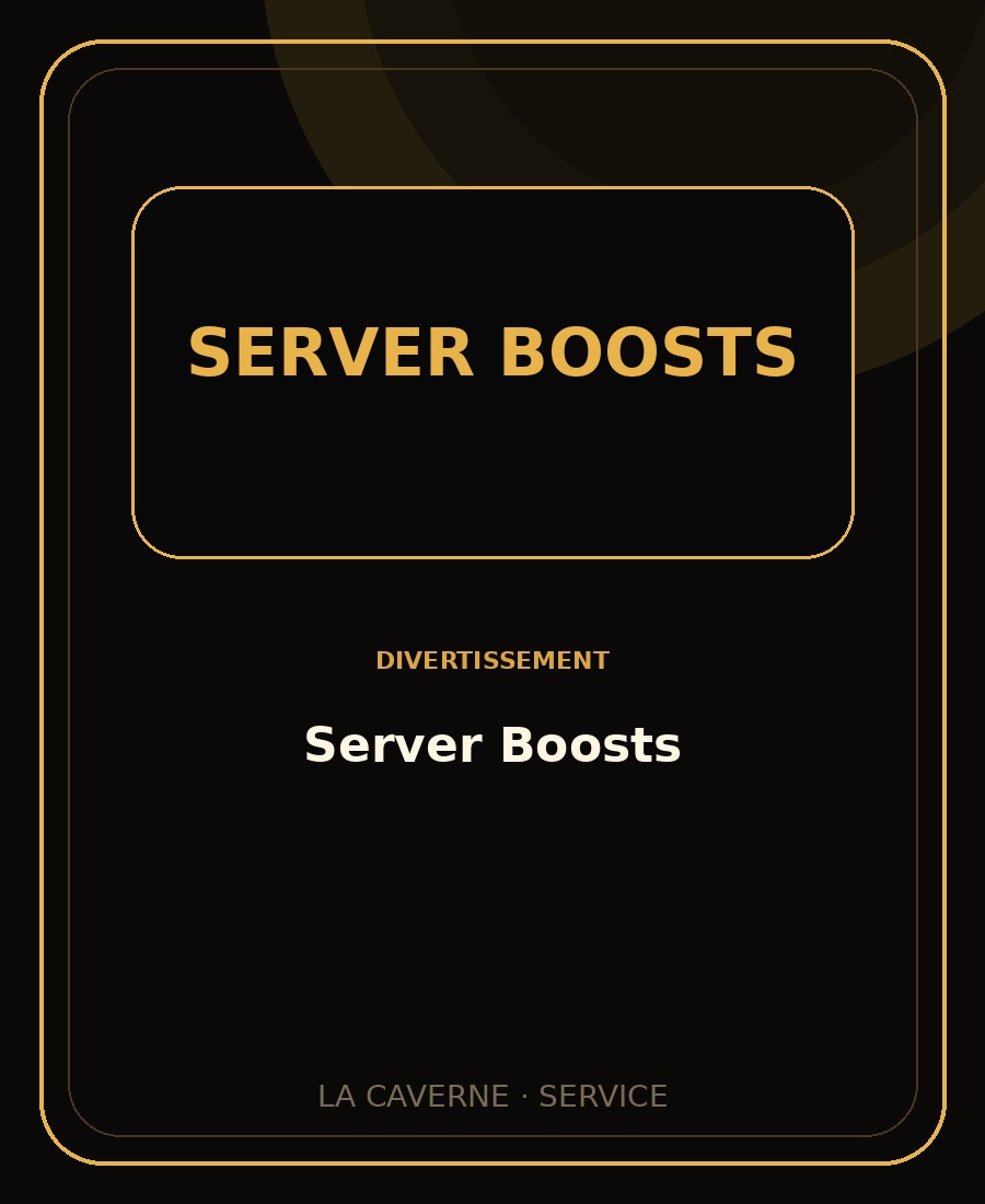 Server Boosts